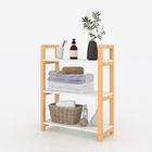 New sale Three Tier Wooden Storage Rack White For Bedroom,Living Room,Office,Kitchen