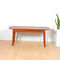 KD Package 100cm Width Mahogany Coffee Tables Retro Round